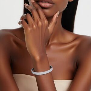 Certified 10.8ct Moissanite Oval Bracelet